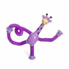 Giraffe Tubes Sensory Toys Novelty Spring Fidget Toy Stretch Tube Stress Relief Toy For Kid Birthday Gift Party Favors - ProTrendyz
