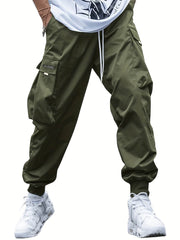 Multi-pocket Cargo Pants Men's Casual Hip-Hop Drawstring Trousers Outdoor Streetwear Sports Pant - ProTrendyz