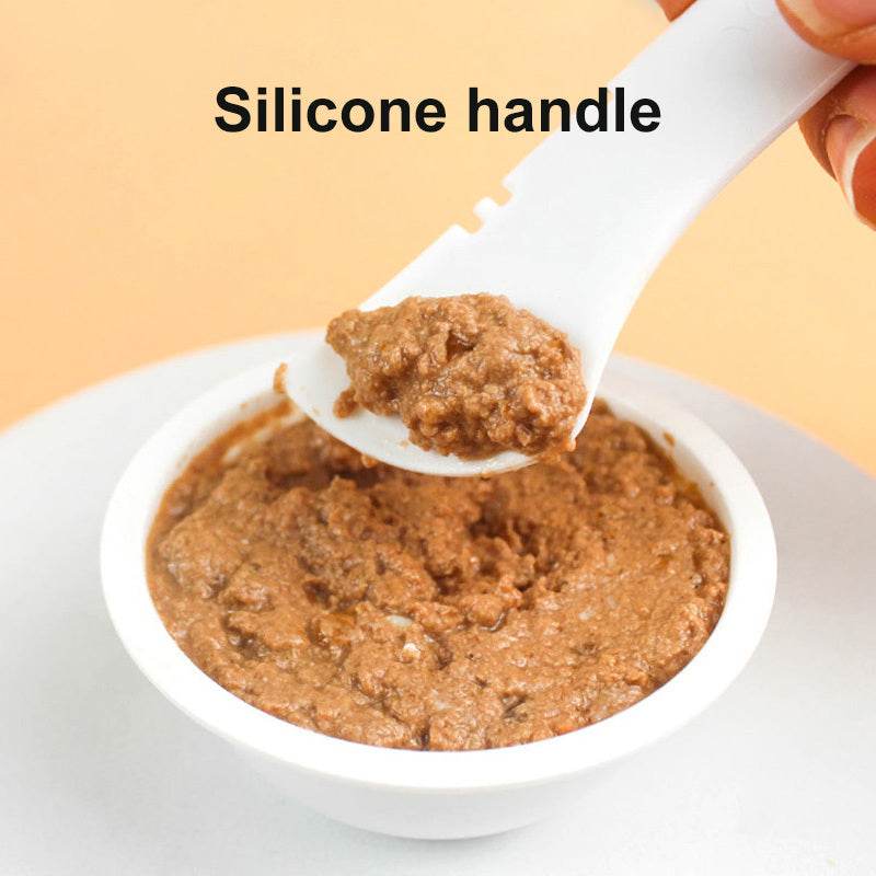 Multifunction Pet Canned Spoon Jar Opener Puppy Feeding Mixing Wet Dry Scoop Cat Dog Accessories Feeder Shovel Pets Tableware Multifunction Pet Canned Spoon Jar Opener Puppy - ProTrendyz