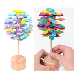Solid Wooden Rotating Lollipop Fischer Series Creative Ornaments Decompression Toys Decompression Artifact Gyro - ProTrendyz