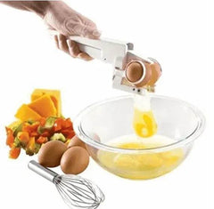 Egg Shell Cracker Handheld Plastic Egg Breaker Egg Opener Creative Egg Separator Tool Kitchen Gadgets - ProTrendyz