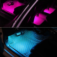 Cool LED Car Atmosphere Lights One for Four Colorful - ProTrendyz