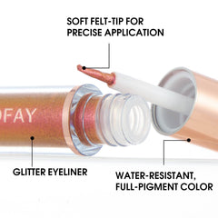 PHOFAY Liquid Glitter Eyeliner Set - ProTrendyz