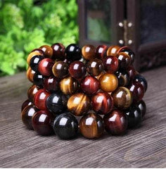Tiger Eye Bracelet Natural Crystal Stone Buddha Bead Bracelet - ProTrendyz