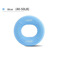 Hand Grip Strengthener, Grip Strength Trainer And Finger Exerciser Silicone Adjustable Hand Grip 20-80LB Gripping Ring Finger Forearm Trainer Carpal Expander Muscle Workout Exercise - ProTrendyz