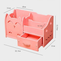 Multi-function pen holder creative student cartoon children desktop small storage box - ProTrendyz