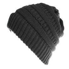 Mixed Color Knitted Wool Hat Ladies Non-labeled Ponytail Hat - ProTrendyz