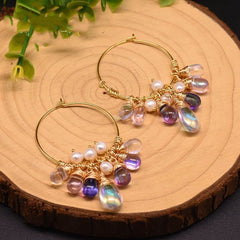 Pearl Czech crystal earrings - ProTrendyz
