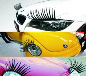 Headlight Eyelash Sticker Car Eyelashes Car False Eyelashes Car Sticker Electric Eye Sticker (2 Pack) - ProTrendyz