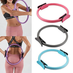 Yoga Fitness Pilates Ring Women Girls Circle Magic Dual Exercise Home Gym Workout Sports Lose Weight Body Resistance US - ProTrendyz