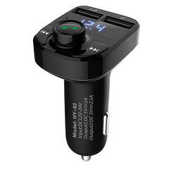 Car MP3 Audio Player Bluetooth Car Kit FM Transmitter Handsfree Calling 5V 4.1A Dual USB Car Charger Phone Charger - ProTrendyz