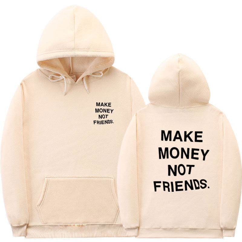 Letter printed Hoodie men's and women's fleece hoodies - ProTrendyz