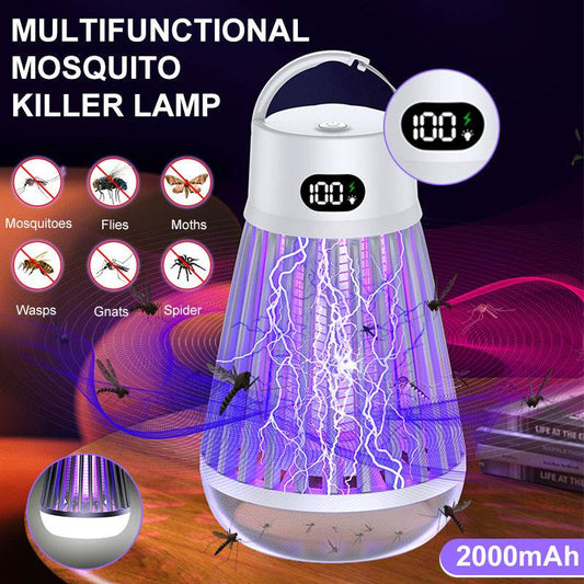 Digital Display Mosquito Killer Lamp Electric Shock Mosquito Trap Light Radiationless Insect Repellent Trap For Bedroom Outdoor Summer Gadgets - ProTrendyz