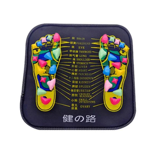 Reflexology Foot Massage Pad Cobblestone Walk Massager Mat Pain Relief Health Care Acupressure Mat - ProTrendyz