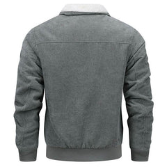 Winter Lapel Fleece Jacket With Pockets Warm Thicken Cotton Coat Men's Clothing - ProTrendyz