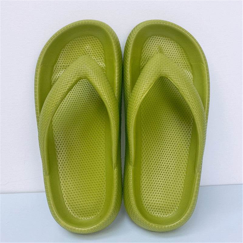 Clip Toe Shoes Eva Non-Slip Slippers Soft Sole Flip Flops Women Thick Bottom Bathroom Slides Summer - ProTrendyz