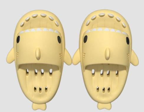Shark Slippers With Drain Holes Shower Shoes For Women Quick Drying Eva Pool Shark Slides Beach Sandals With Drain Holes - ProTrendyz