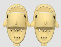 Shark Slippers With Drain Holes Shower Shoes For Women Quick Drying Eva Pool Shark Slides Beach Sandals With Drain Holes - ProTrendyz