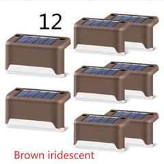 New Upgrade Waterproof LED Solar Fence Lamp Solar Deck Lights Solar Step Light Outdoor For Patio Stairs Garden Pathway Step Yard - ProTrendyz