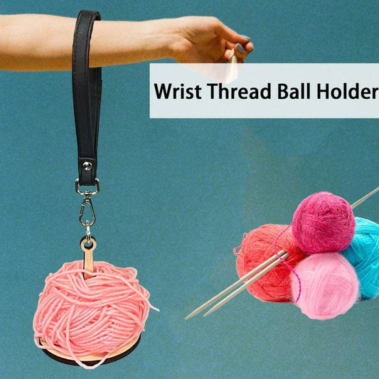 Portable Wrist Yarn Rack Wooden Craftwork - ProTrendyz
