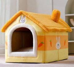 Foldable Dog House Pet Cat Bed Winter Dog Villa Sleep Kennel Removable Nest Warm Enclosed Cave Sofa Pets Supplies - ProTrendyz
