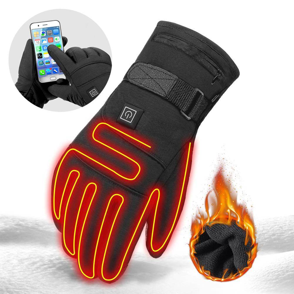 Winter Electric Heated Gloves Motorcycle Touch Screen Gloves - ProTrendyz