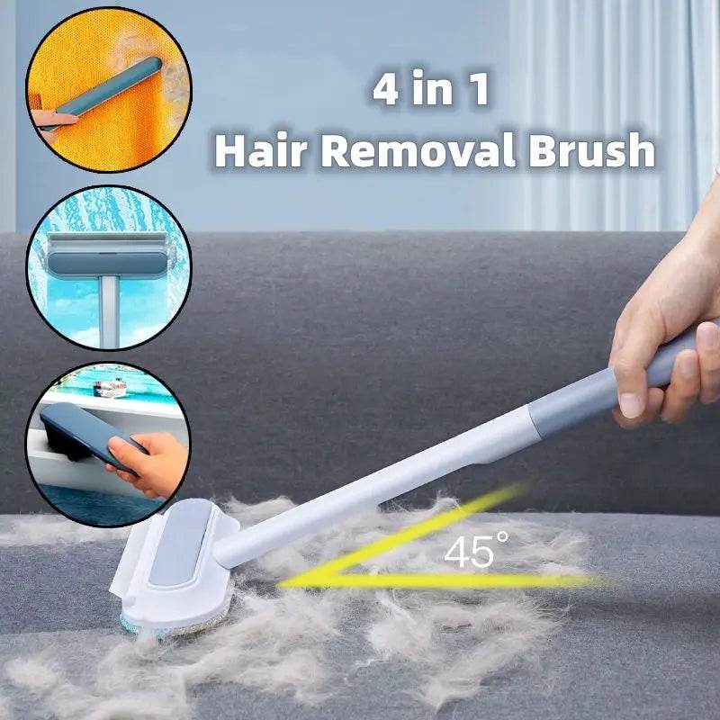 4 In 1 Multifunctional Hair Removal Brush Pet Dog Cat Hair Cleaner Brush Cat Hair Remover Window Screen Cleaning Tool Gadgets - ProTrendyz