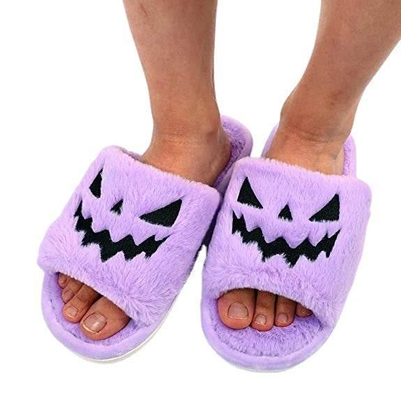 Halloween Shoes Winter Cute Warm Home Slippers Women - ProTrendyz