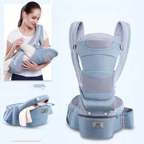 Ergonomic Baby Carrier Infant Baby Hipseat Carrier 3 In 1 Front Facing Ergonomic Kangaroo Baby Wrap Sling - ProTrendyz
