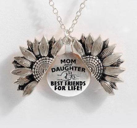 Sunflower Double-layer Lettering Necklace - ProTrendyz