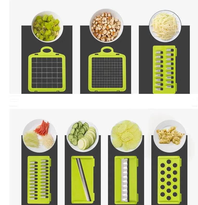 Multifunctional Vegetable Cutter Home Kitchen Slicing And Dicing Fruit Artifact - ProTrendyz
