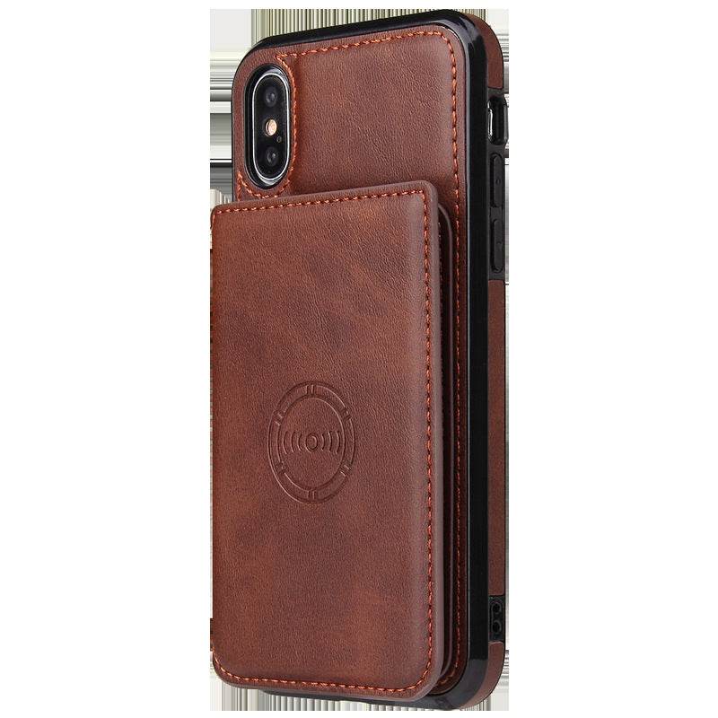 Card wallet leather case phone case - ProTrendyz