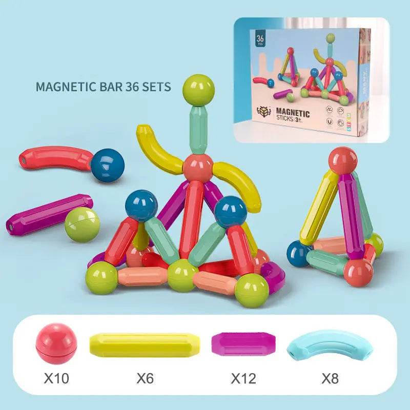 Baby Toys Magnetic Stick Building Blocks Game Magnets Children Set Kids Magnets For Children Magnetic Toy Bricks - ProTrendyz