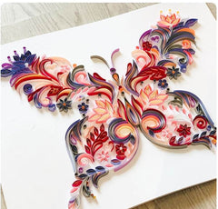 20 Inch Butterfly Quilling Illustration Material Pack Slot - ProTrendyz