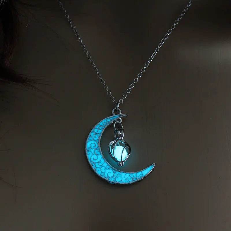 Glowing Pendant Necklaces Silver Plated Chain Necklaces US - ProTrendyz