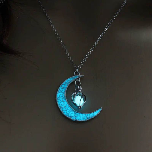 Glowing Pendant Necklaces Silver Plated Chain Necklaces US - ProTrendyz