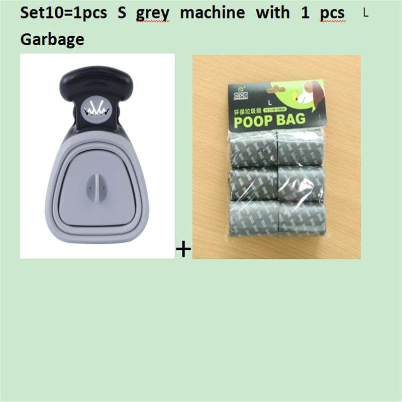 Dog Pet Travel Foldable Pooper Scooper With 1 Roll Decomposable bags Poop Scoop Clean Pick Up Excreta Cleaner Epacket Shipping - ProTrendyz