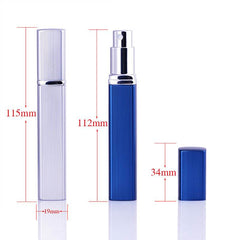 12ML Aluminum Perfume Tube Aluminum Tube Perfume Bottle Glass Bottle Empty Bottle Lipstick Type Perfume Bottled Square - ProTrendyz