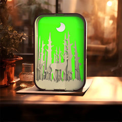Woodcarving Light Creative Gift Minimalist Bedside Night Light Decoration Desktop Decoration Birthday Gift - ProTrendyz