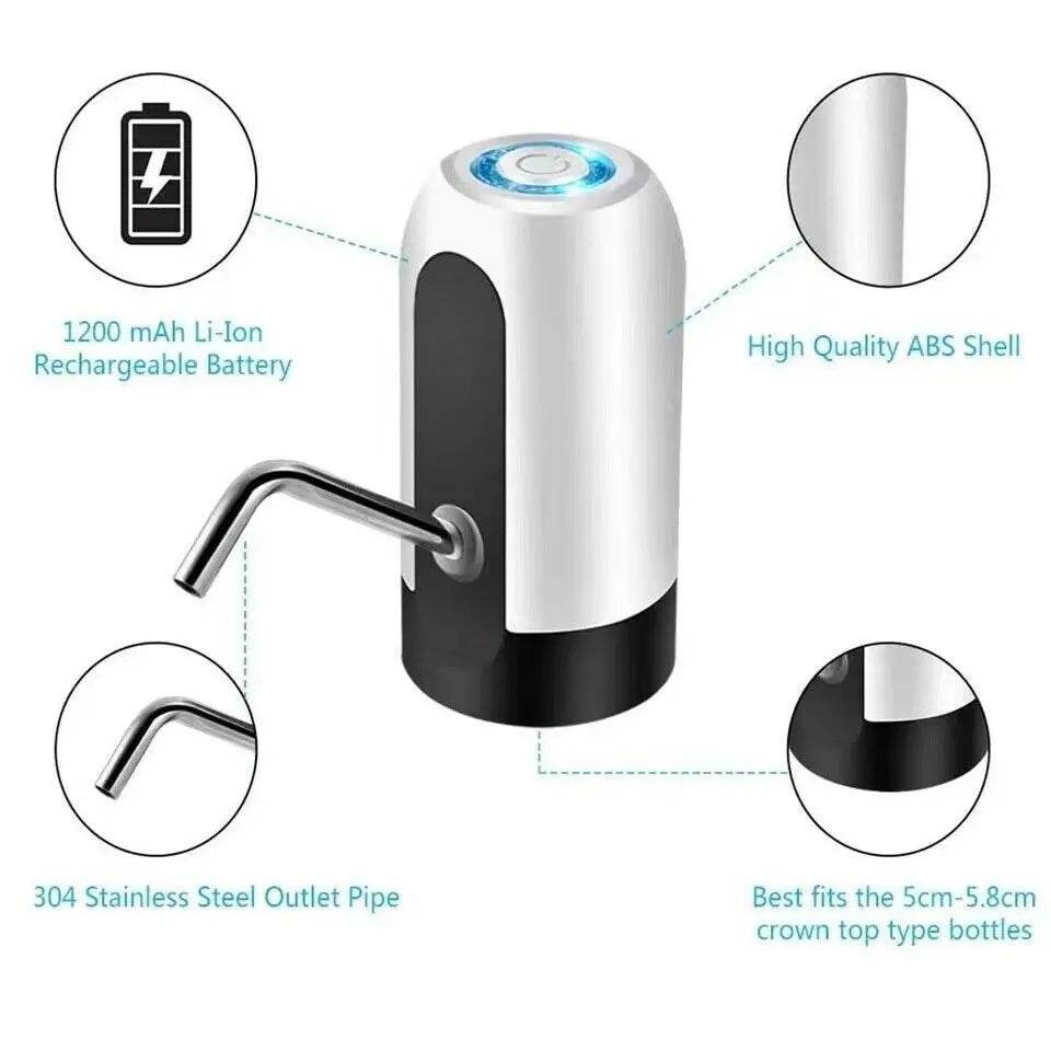 Water Bottle Electric Automatic Universal Dispenser 5 Gallon USB USB Water Dispenser Automatic Drinking Water Bottle US - ProTrendyz
