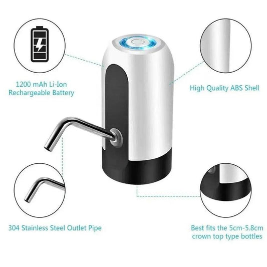Water Bottle Electric Automatic Universal Dispenser 5 Gallon USB USB Water Dispenser Automatic Drinking Water Bottle US - ProTrendyz