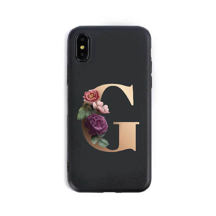 26 English Alphabet Silicone Phone Cases - ProTrendyz