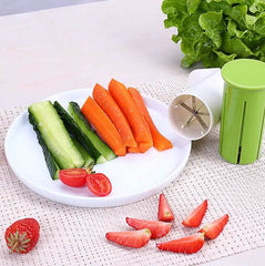 Creative Vegetable Cutters Fruit Kitchen Cucumber Carrot Divider Strawberry Slicer Splitter Kitchen Gadget Accessories - ProTrendyz