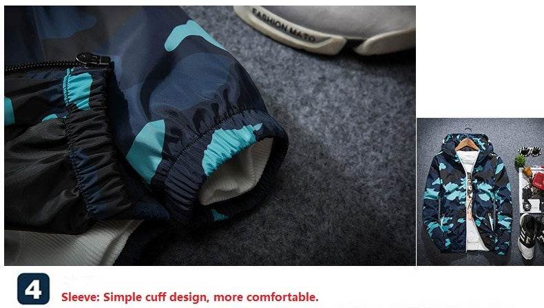 Covrlge Men Jacket Fashion Spring Men Brand Camouflage Jackets Casual Mens Coat Men's Hooded Luminous Zipper Coats MWJ011 - ProTrendyz