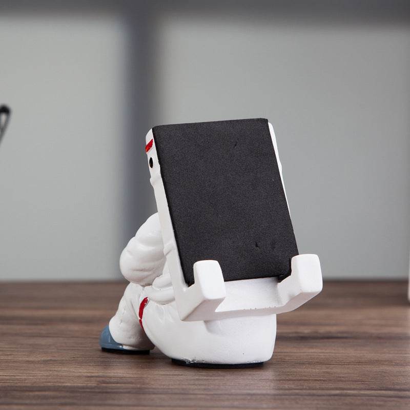 Simple Astronaut Mobile Phone Stand Student Desktop Holder Cute Spaceman Cell Phone Holder Creative Gift Small Desk Decoration - ProTrendyz