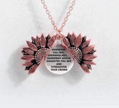 Sunflower Double-layer Lettering Necklace - ProTrendyz
