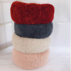 Round Long Hairy Autumn And Winter Nest Pad Cat Mattress - ProTrendyz
