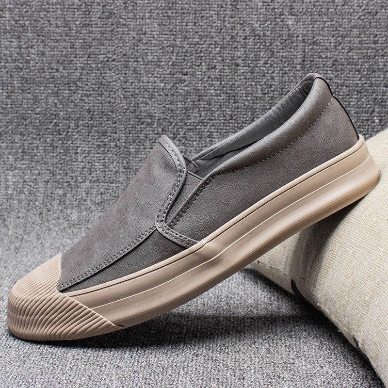 Mens Casual Leather Rubber Shoes - ProTrendyz