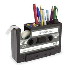 Cassette Tape Dispenser Pen Holder Vase Pencil Pot - ProTrendyz