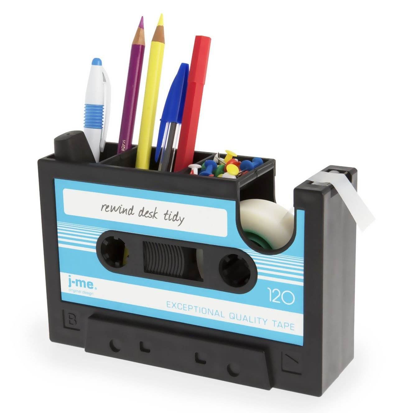 Cassette Tape Dispenser Pen Holder Vase Pencil Pot - ProTrendyz